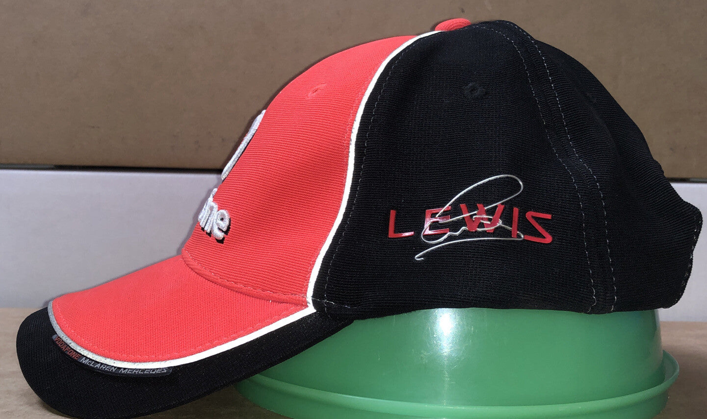 M687 Vodafone McLaren Mercedes Lewis Cap In Good Condition Adjustable Sizing
