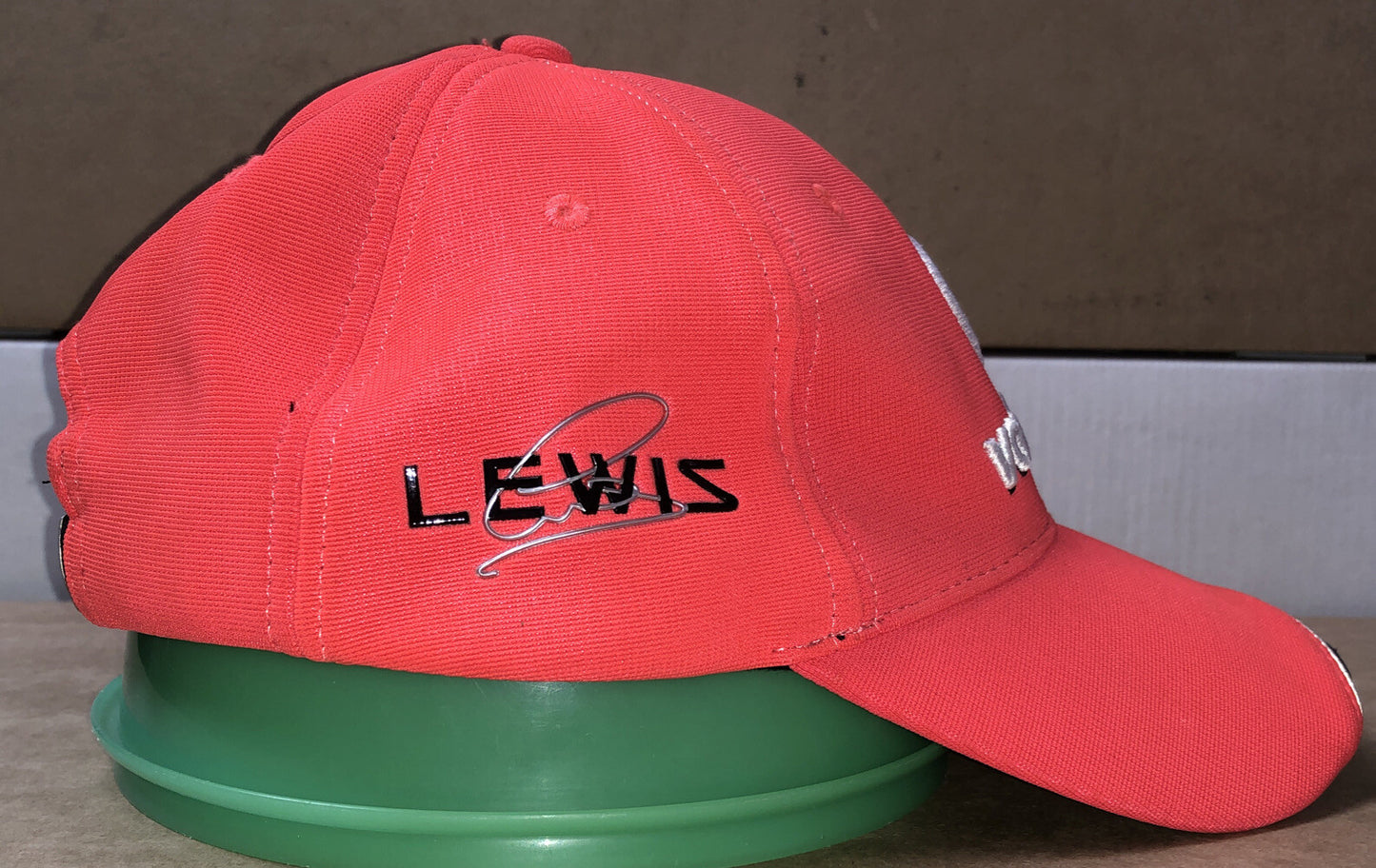 M687 Vodafone McLaren Mercedes Lewis Cap In Good Condition Adjustable Sizing