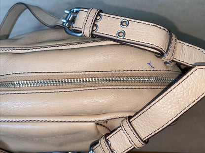 M646 Mimco Large Handbag Beige Tan Brown colour In Good Condition + Free Post