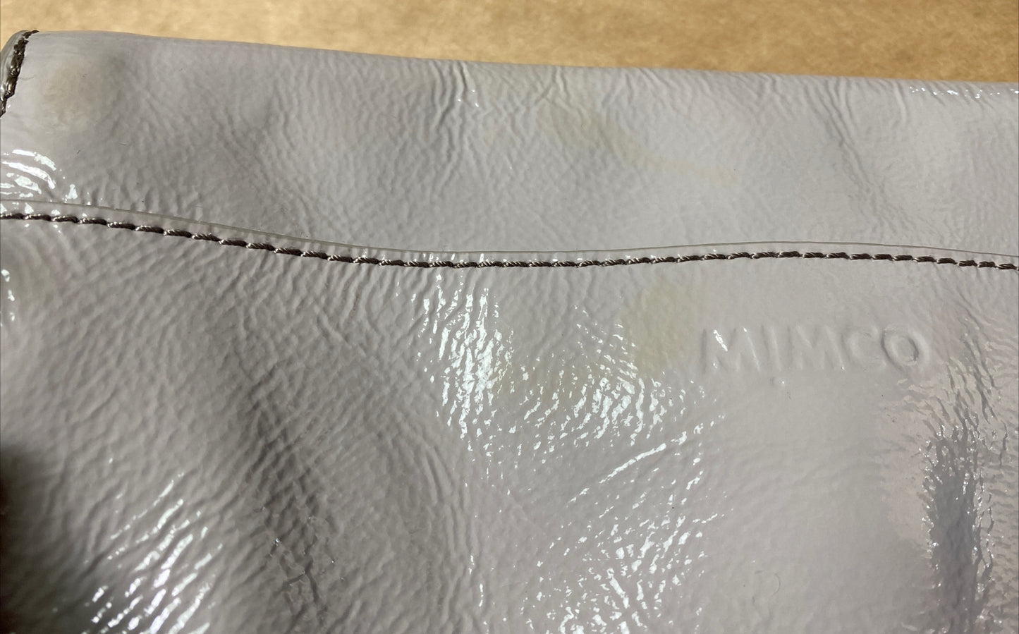 M690 Genuine Mimco Lilac Wallet Purse In Good Condition + Free Post