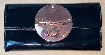 M689 Mimco Black Wallet Purse In Good Condition +Free Post