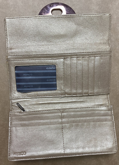 M689 Mimco Black Wallet Purse In Good Condition +Free Post