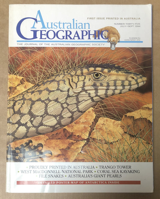 Australian Geographic Magazine Jul - Sep 1994 No. 35 In Good Condition