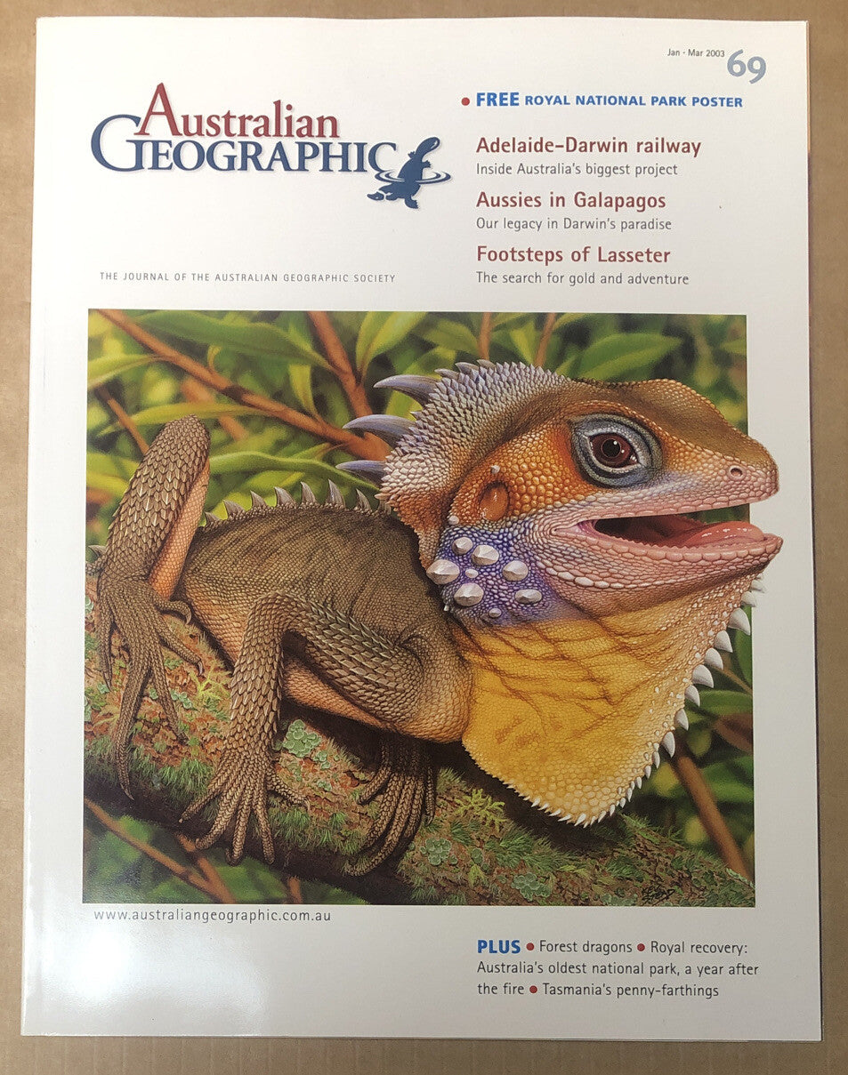 Australian Geographic Magazine Jan - Mar 2003 No. 69 In Good Condition