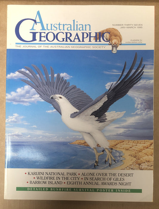 Australian Geographic Magazine Jan - March 1995 No. 37 In Good Condition