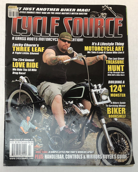Cycle Source Vol 10 Issue 12 March 07 - Vintage Magazine In Good Condition