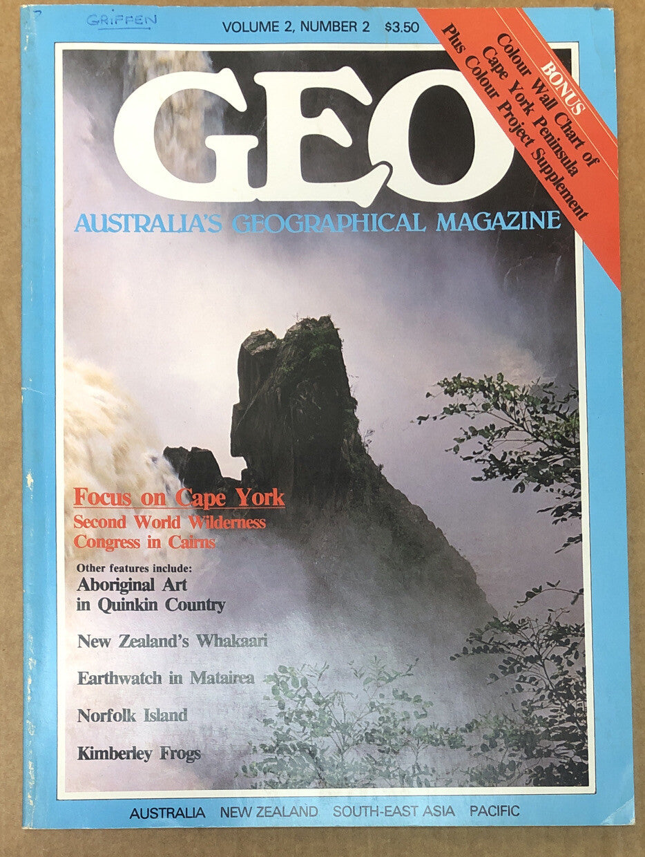Australia's Geographic Magazine Vol. 2 No.2 In Good Condition