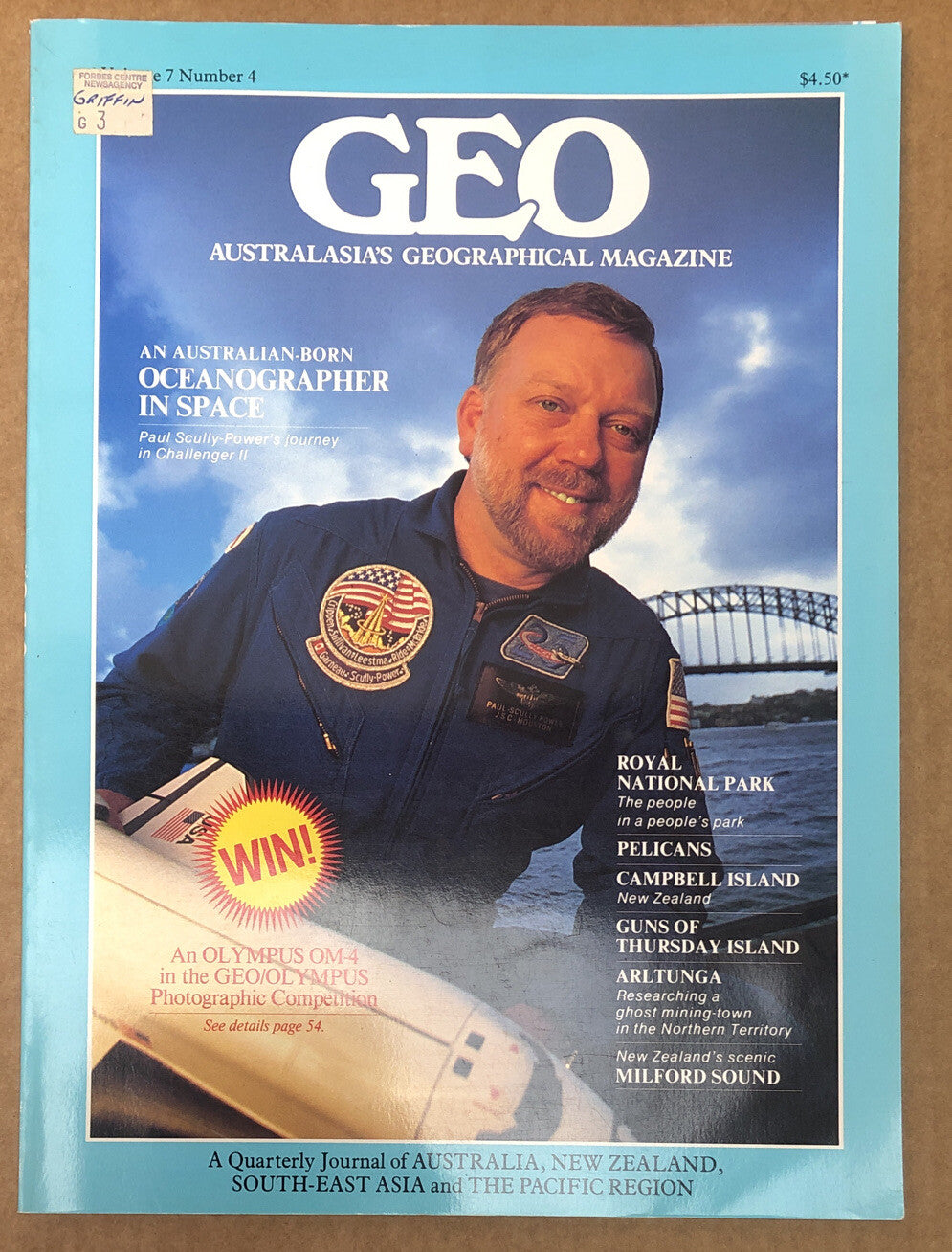Australasia's Geographic Magazine Vol. 7 No.4 In Good Condition