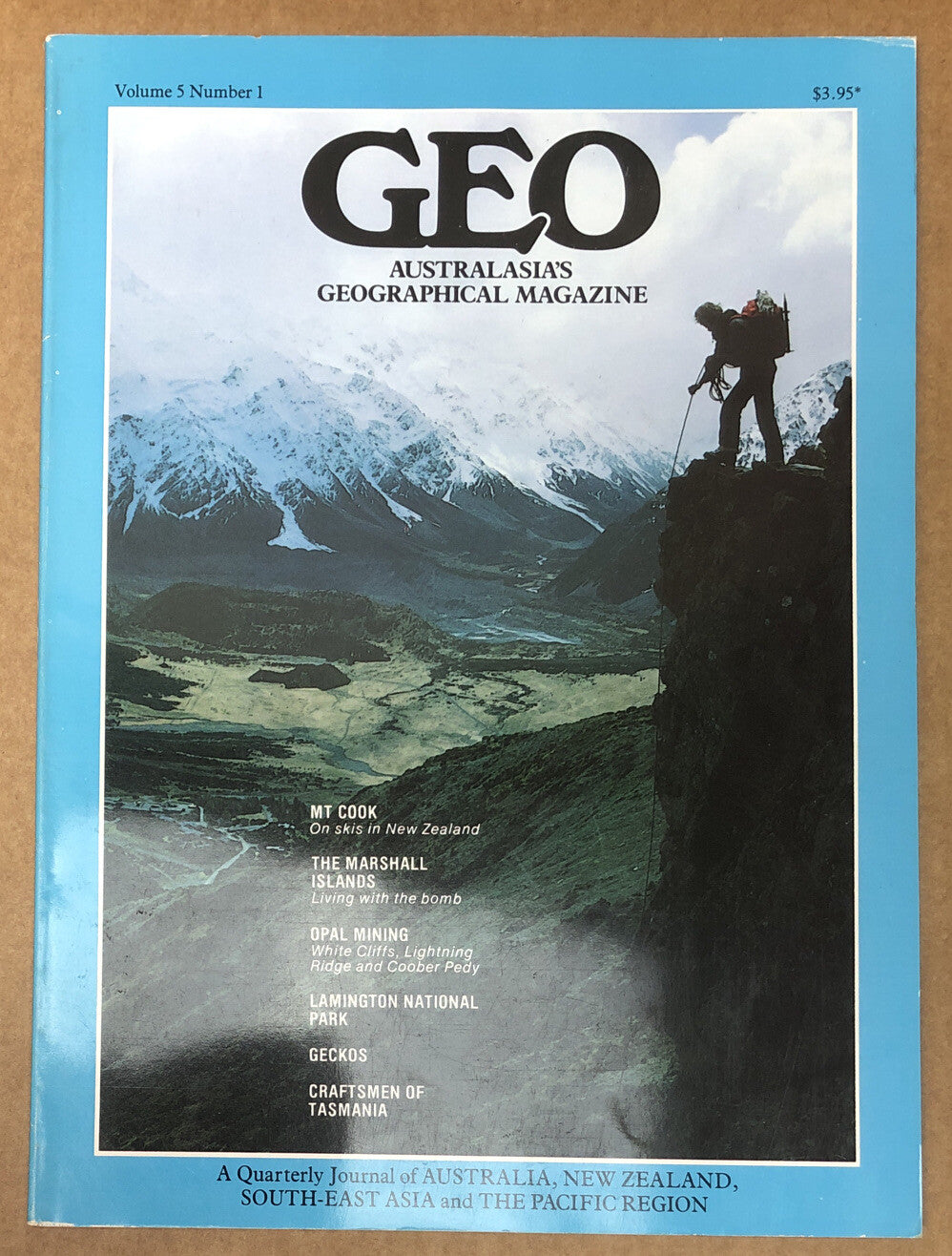 Australasia's Geographic Magazine Vol. 5 No.1 In Good Condition