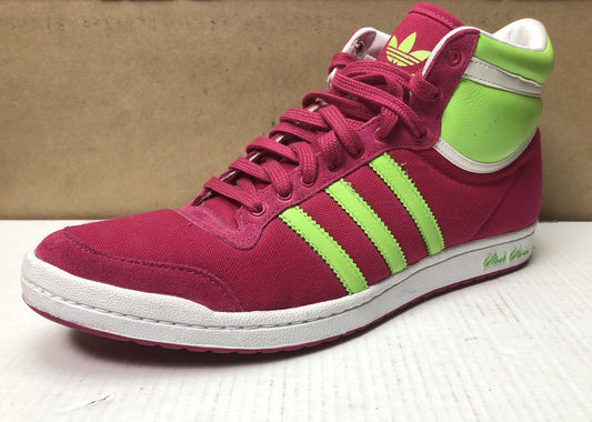 M779 Adidas Sleek Series Ladies Retro sneakers shoes Pink & Green US 9 UK 7 1/2
