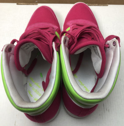 M779 Adidas Sleek Series Ladies Retro sneakers shoes Pink & Green US 9 UK 7 1/2