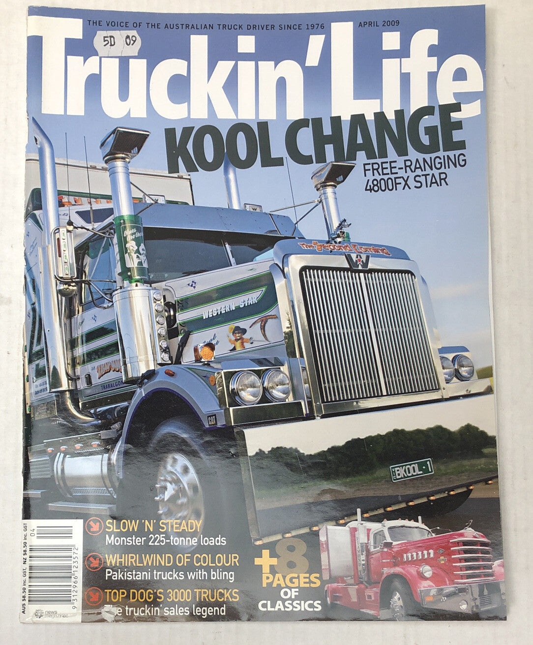 Truckin' Life April 2009 Magazine Vintage In Good Condition