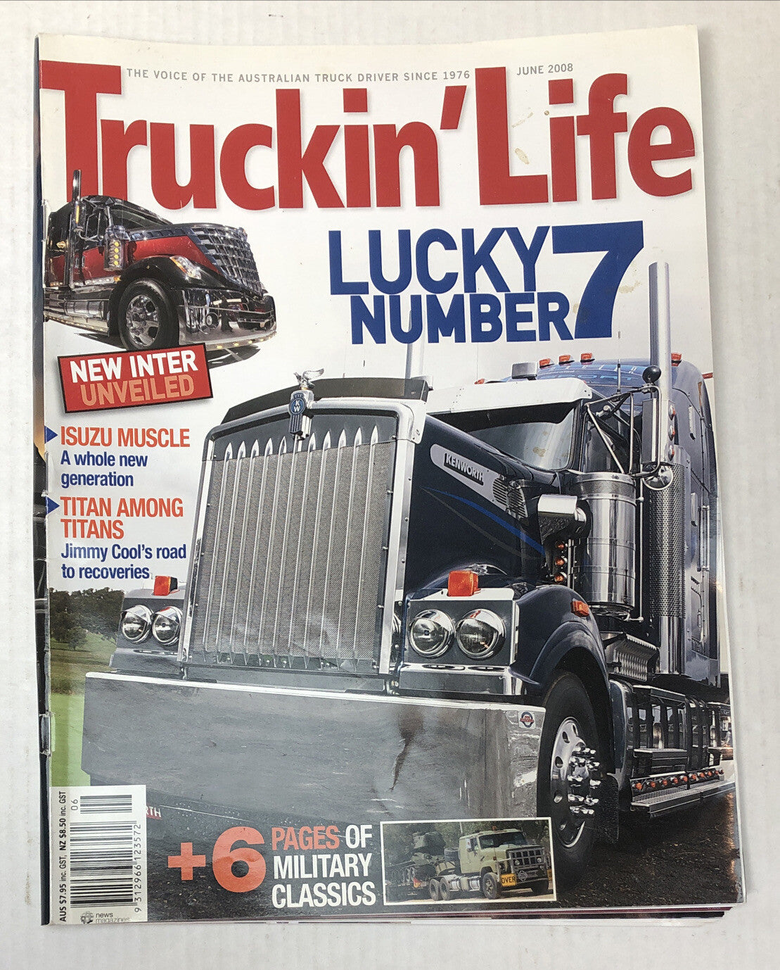 Truckin' Life June 2008 Magazine Vintage In OK Condition
