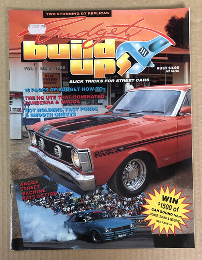 Budget Build Ups Vol.1 No.4 1990 Magazine Vintage In Good Condition