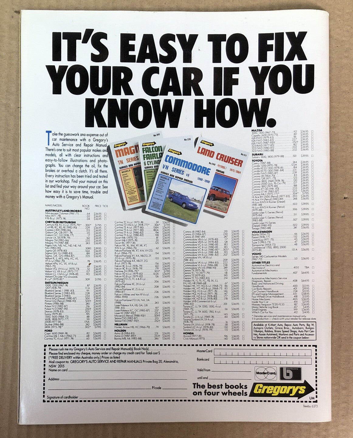 Budget Build Ups Vol.2 No.2 1991 Magazine Vintage In Good Condition