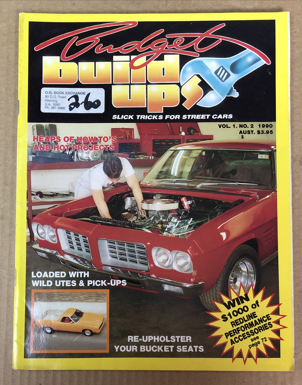 Budget Build Ups Vol.1 No.2 1990 Magazine Vintage In Good Condition