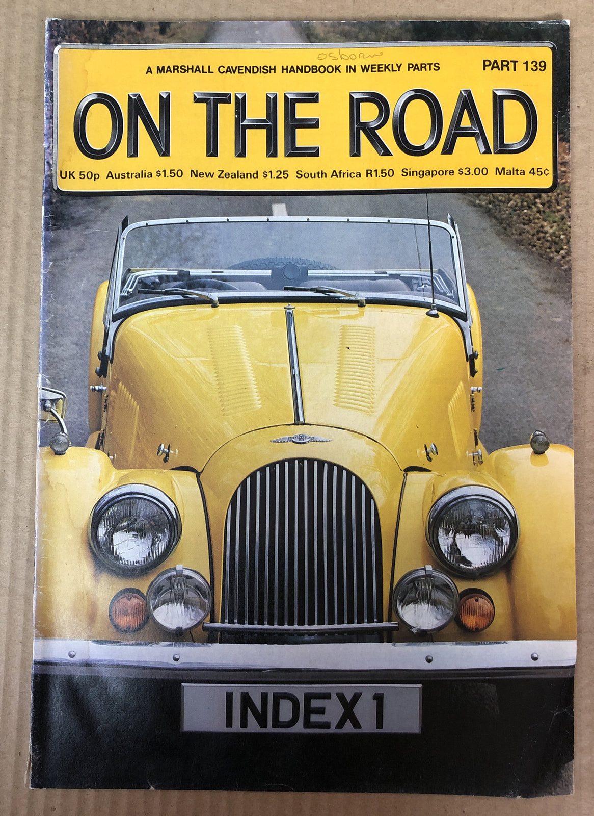On The Road Part 139 Magazine Vintage In Good Condition