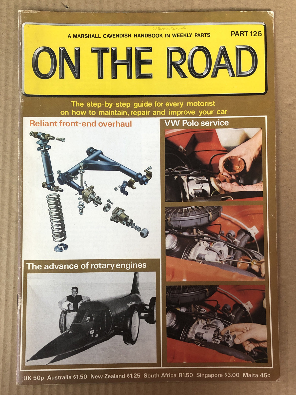 On The Road Part 126 Magazine Vintage In Good Condition