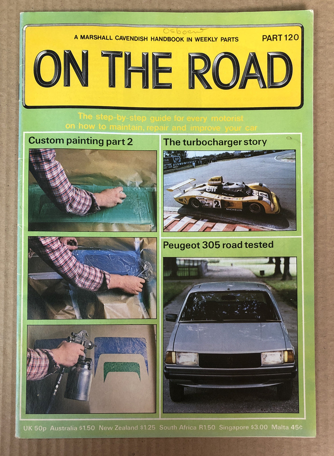 On The Road Part 120 Magazine Vintage In Good Condition