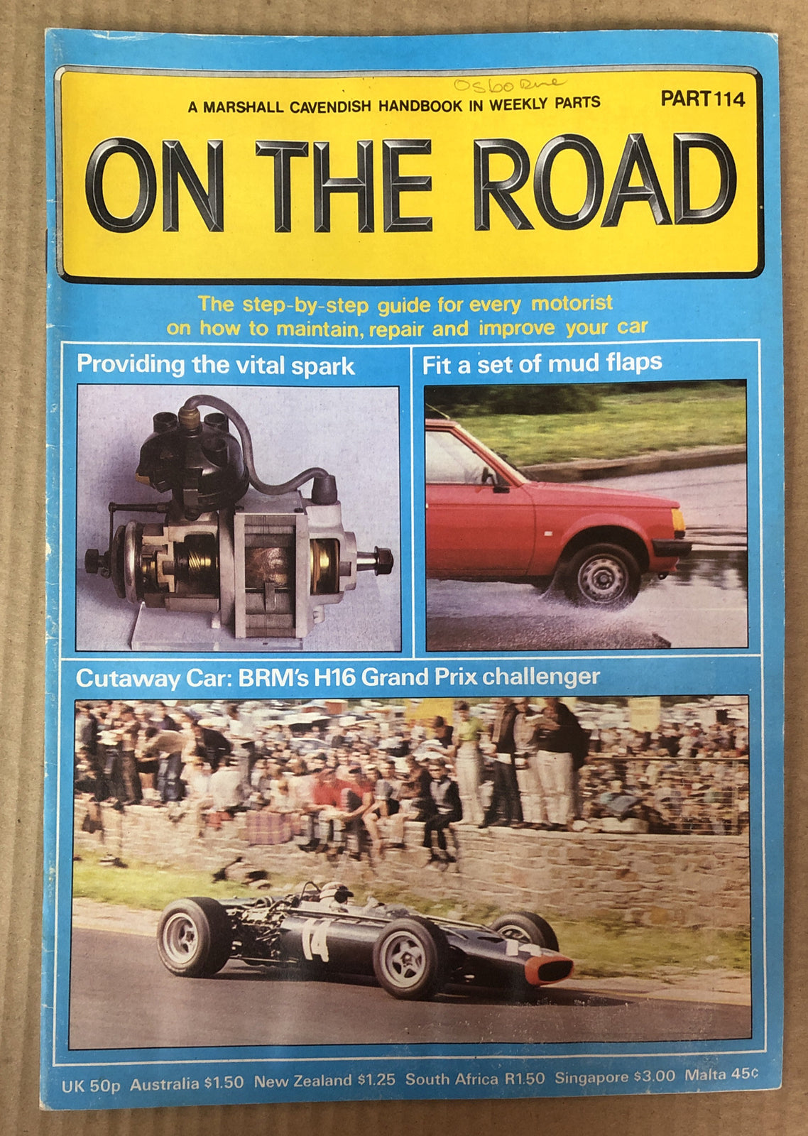 On The Road Part 114 Magazine Vintage In Good Condition