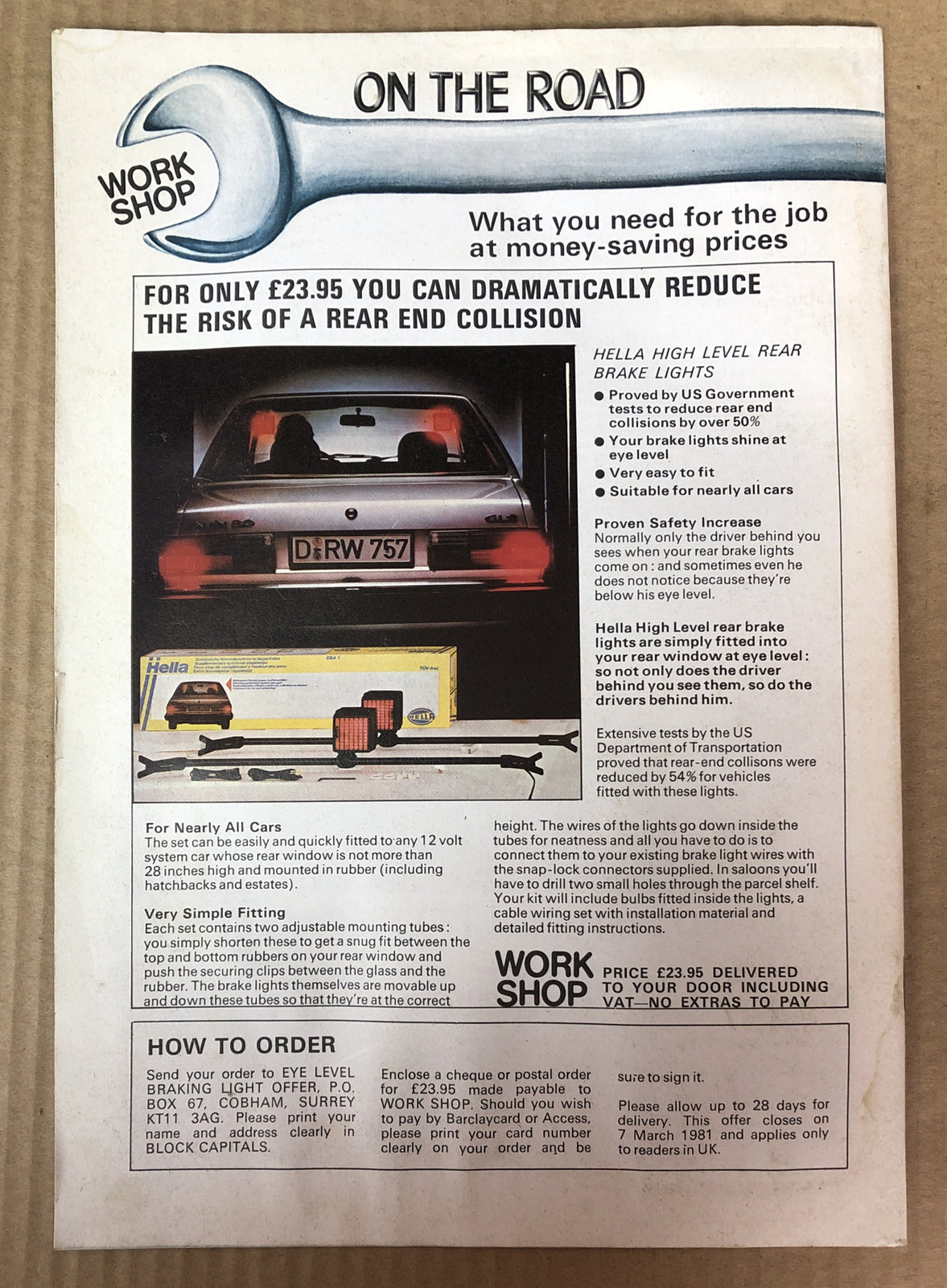 On The Road Part 114 Magazine Vintage In Good Condition