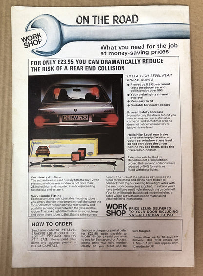 On The Road Part 114 Magazine Vintage In Good Condition