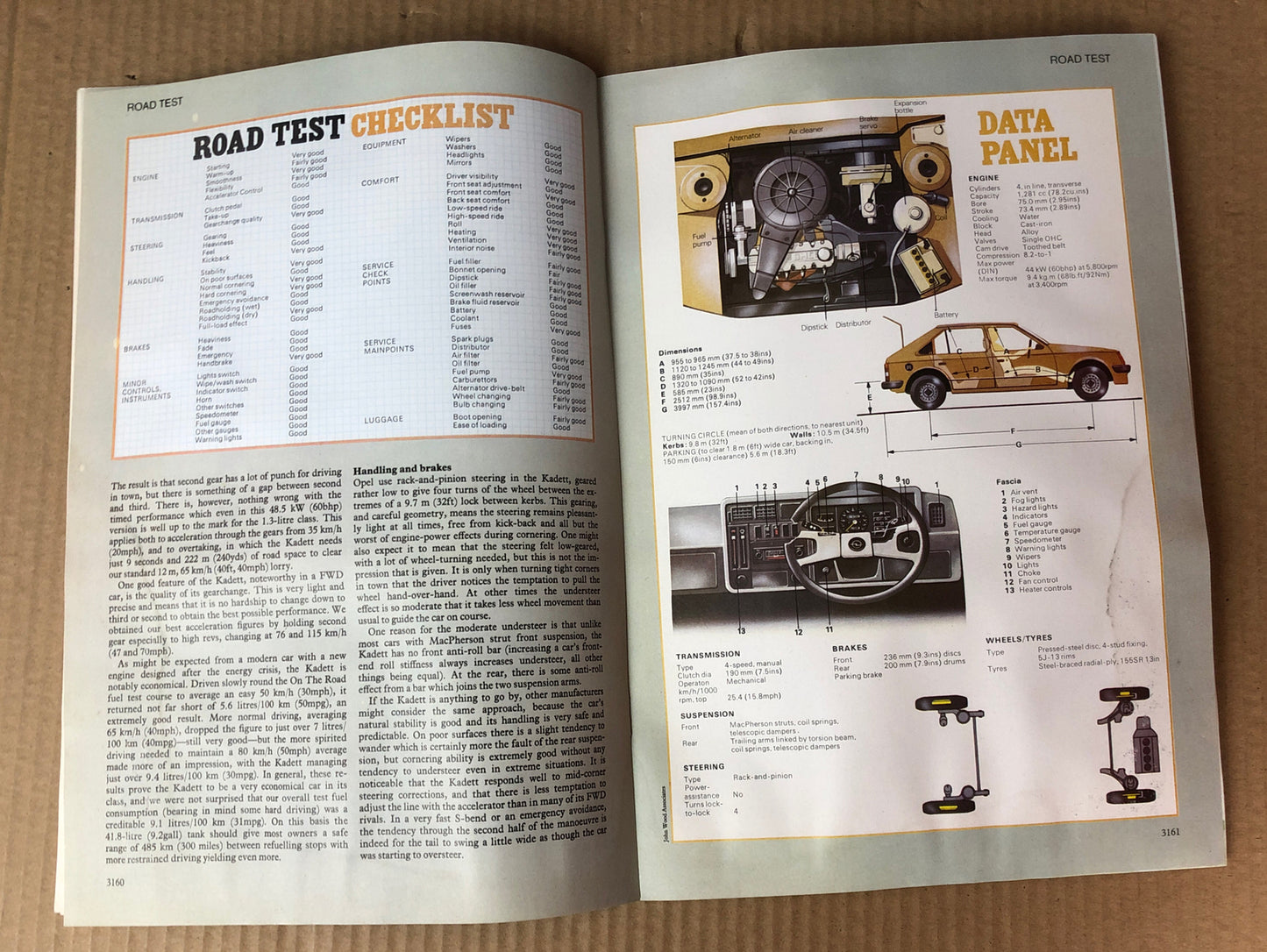 On The Road Part 114 Magazine Vintage In Good Condition