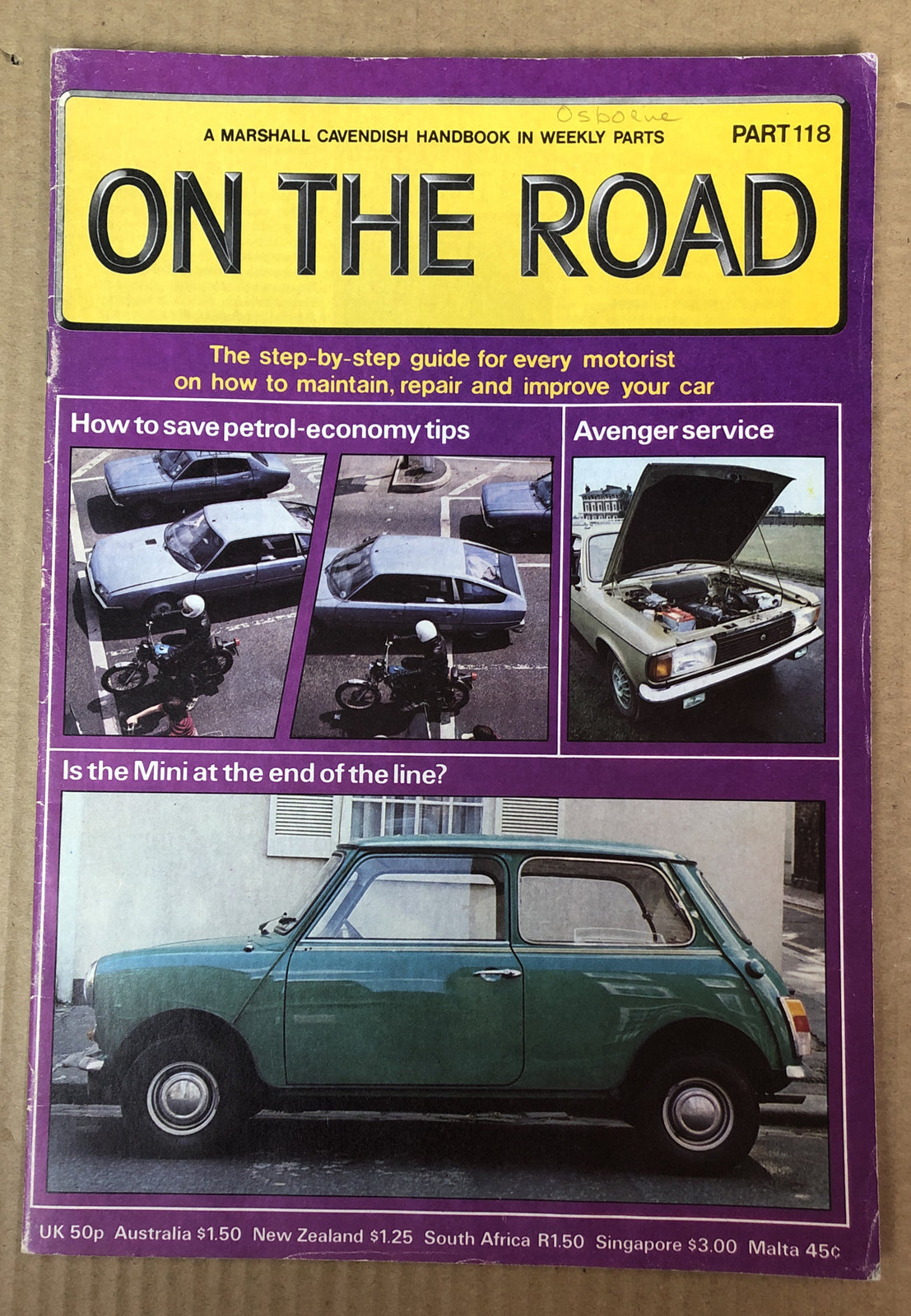 On The Road Part 118 Magazine Vintage In Good Condition