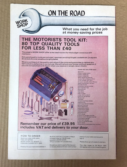 On The Road Part 118 Magazine Vintage In Good Condition