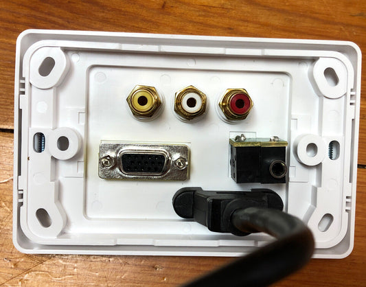 HDMI WALL PLATE Clipsal/Schneider Classic Style Plate