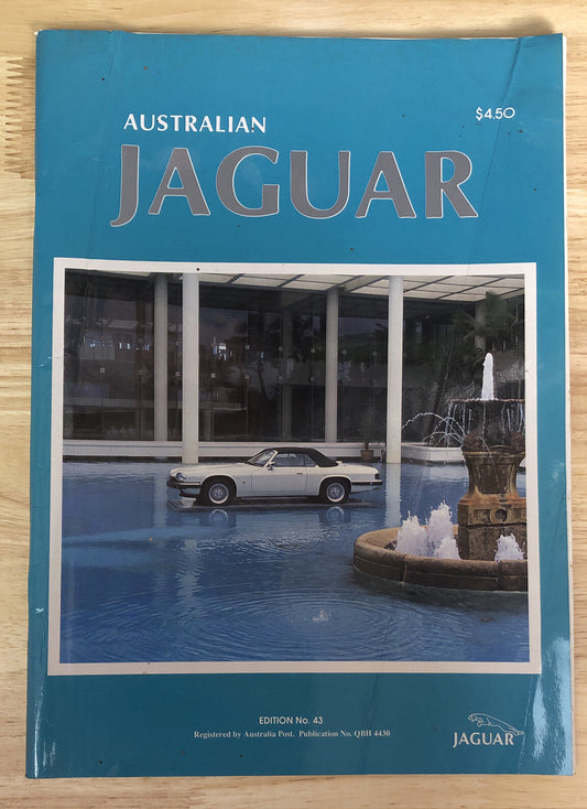 Australian Jaguar Magazine No. 43 Vintage In OK Condition