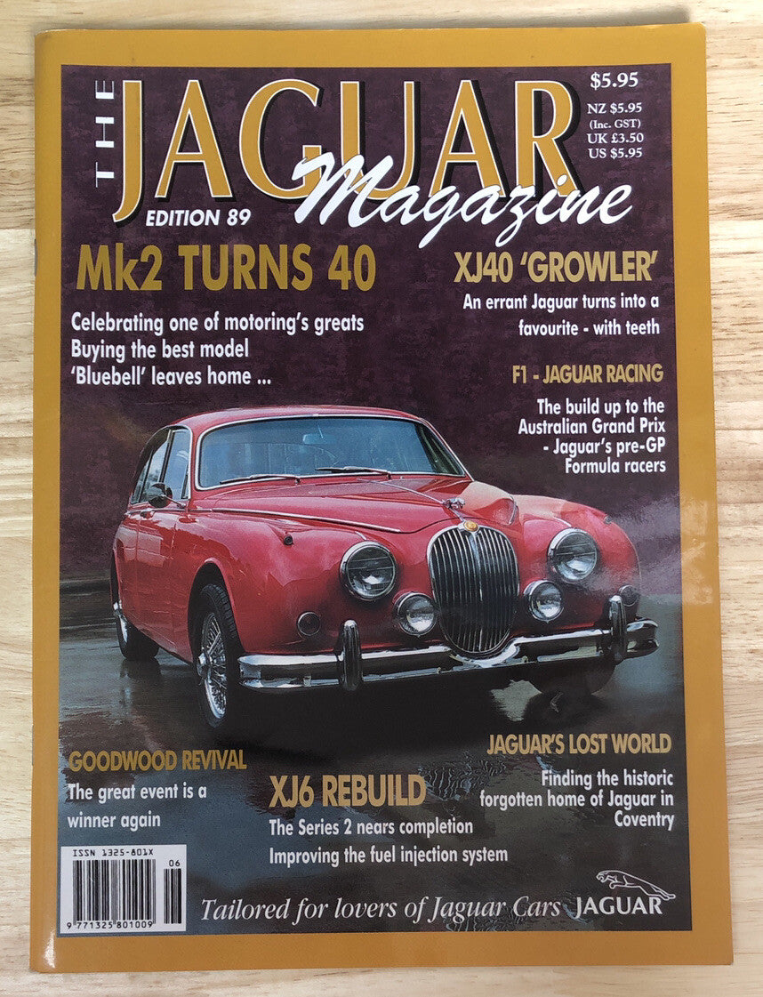 The Jaguar Magazine Edition 89 Vintage In Good Condition