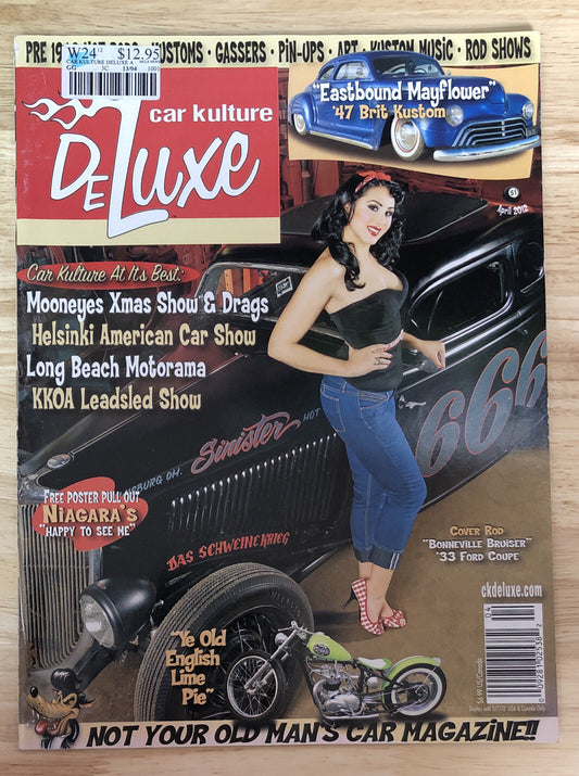 Car Kulture Deluxe April 2012 No.51 Vintage In Good Condition