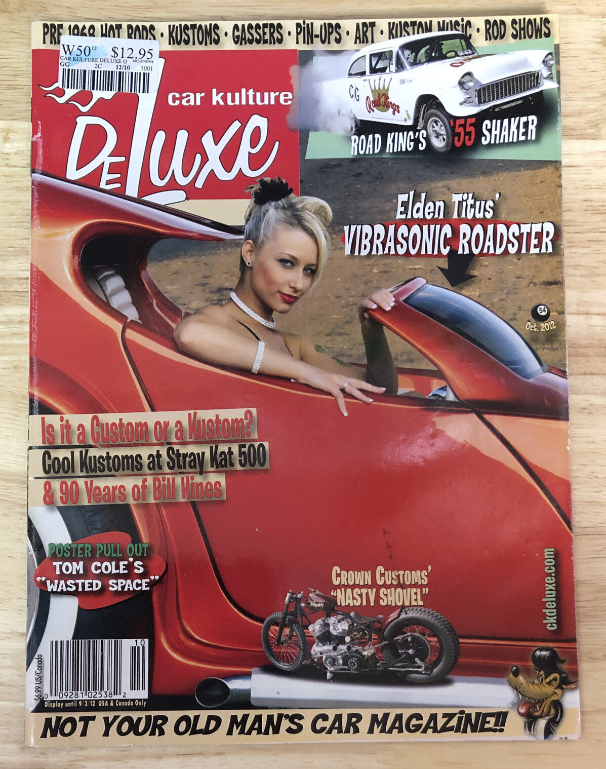 Car Kulture Deluxe Oct 2012 No.54 Vintage In Good Condition