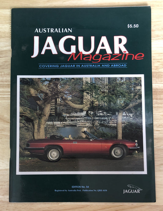 Australian Jaguar Magazine No. 54 Vintage In Good Condition