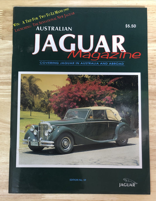 Australian Jaguar Magazine No. 59 Vintage In Good Condition