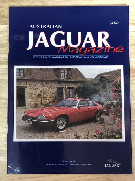 Australian Jaguar Magazine No. 49 Vintage In Good Condition