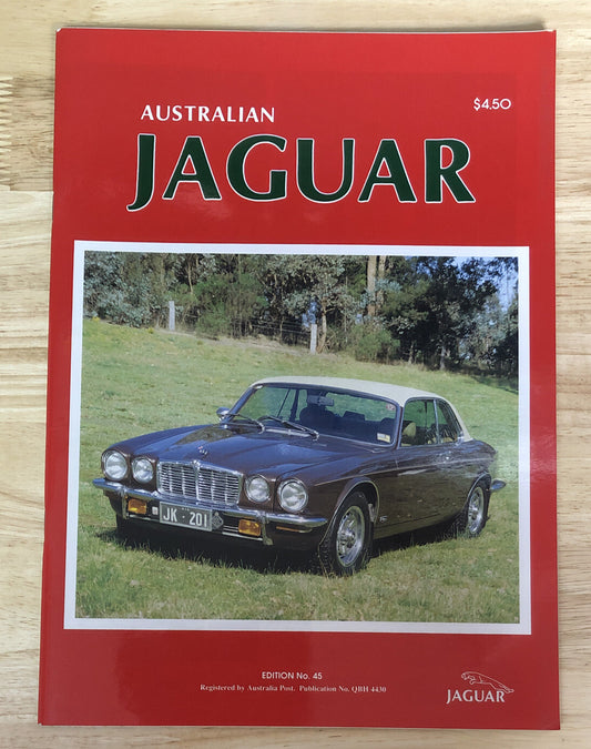 Australian Jaguar Magazine No. 45 Vintage In Good Condition