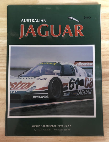 Australian Jaguar Magazine August - September No. 28 Vintage In Good Condition