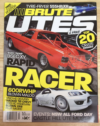 Brute Utes And Vans No. 45 Magazine Vintage In Good Condition