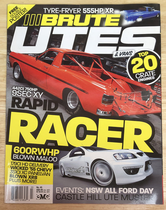 Brute Utes And Vans No. 45 Magazine Vintage In Good Condition