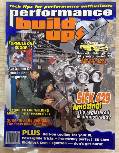 Performance Build Ups Vol.8 No. 3 Magazine Vintage In Good Condition