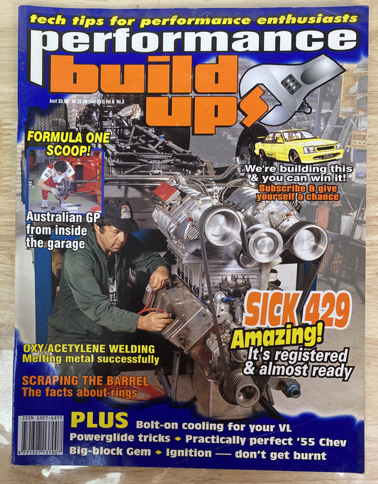 Performance Build Ups Vol.8 No. 3 Magazine Vintage In Good Condition