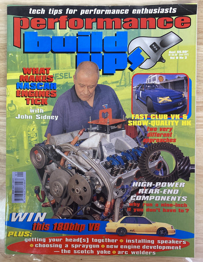 Performance Build Ups Vol.9 No. 2 Magazine Vintage In Good Condition
