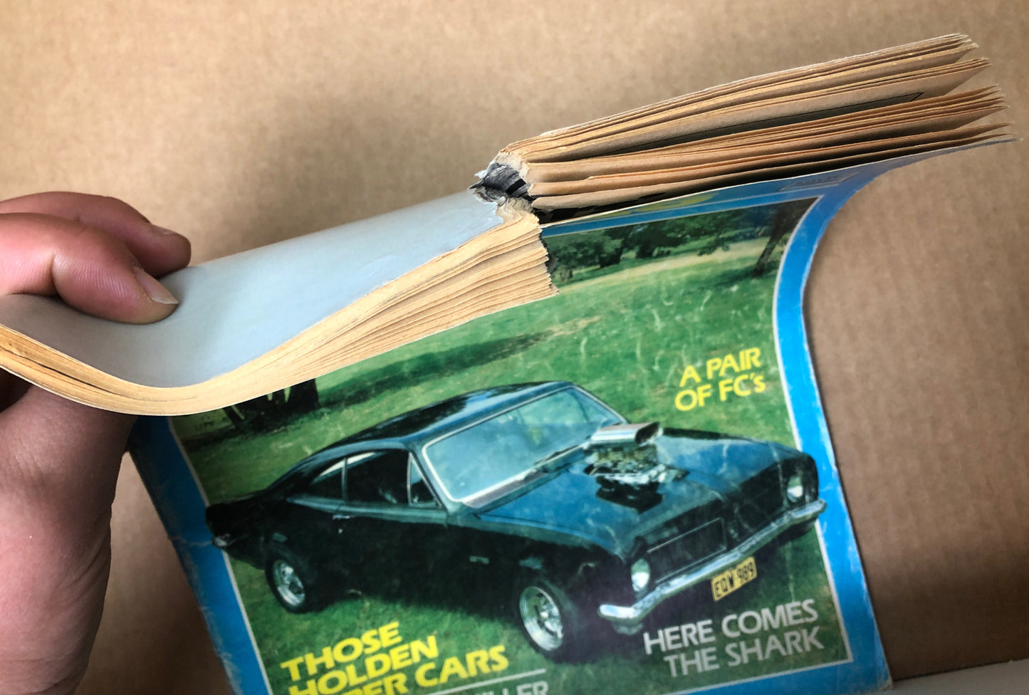 Holden Specials Vintage Magazine In Poor Condition