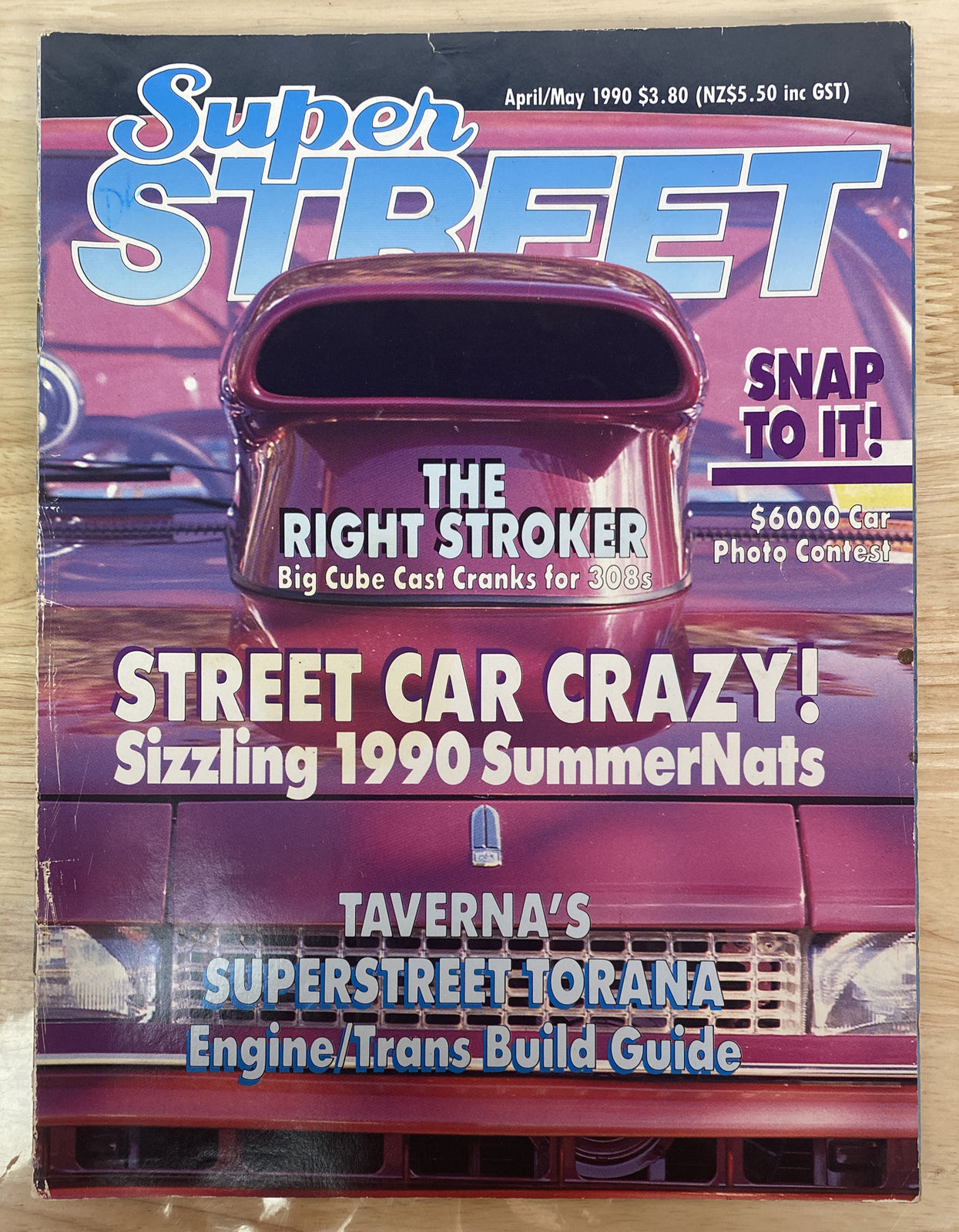 Super Street April / May 1990 Magazine Vintage In Good Condition