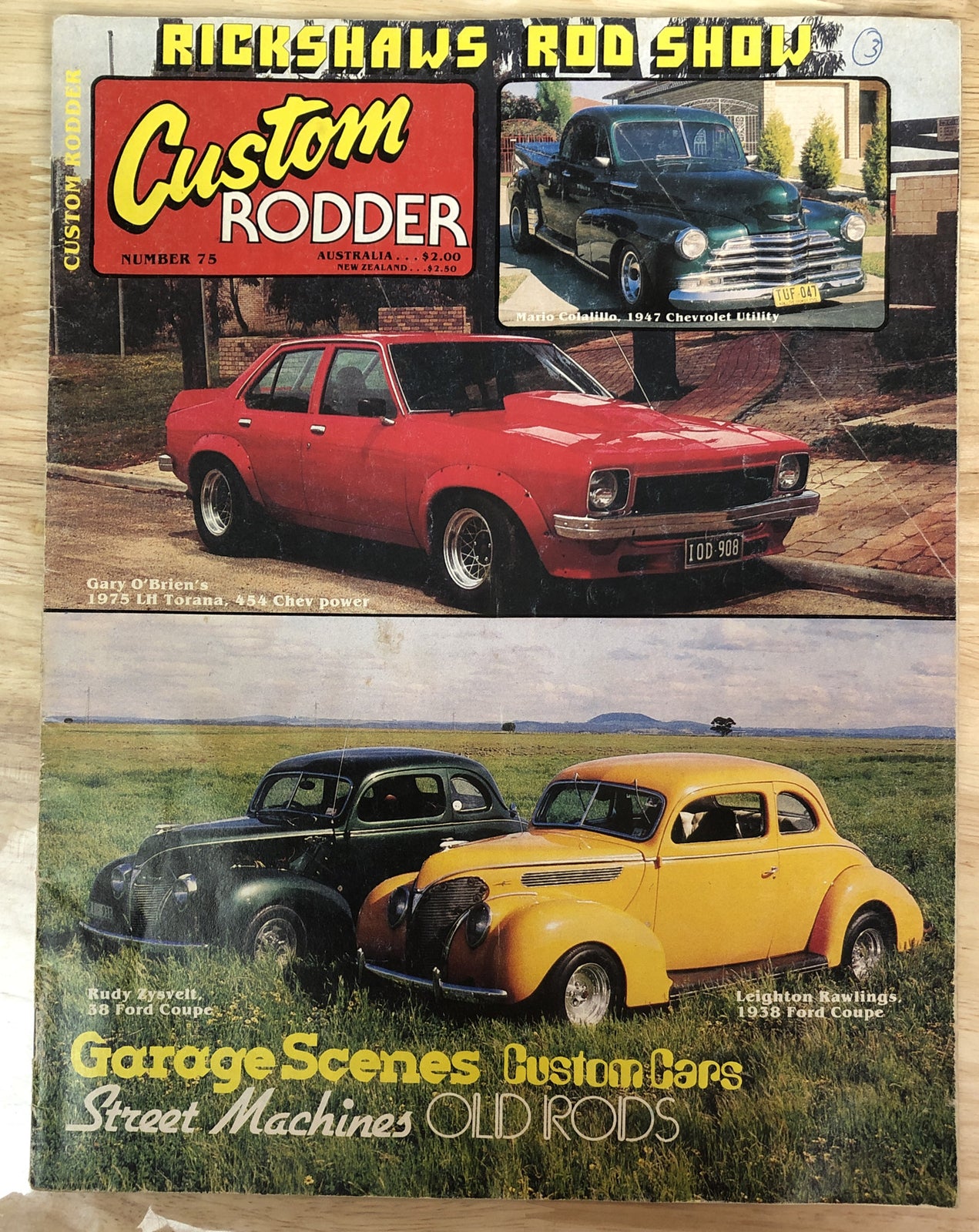 Custom Rodder No. 75 Magazine Vintage In OK Condition