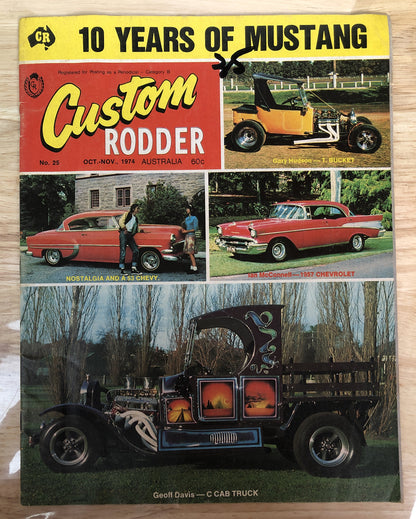 Custom Rodder No. 25 1974 Magazine Vintage In OK Condition