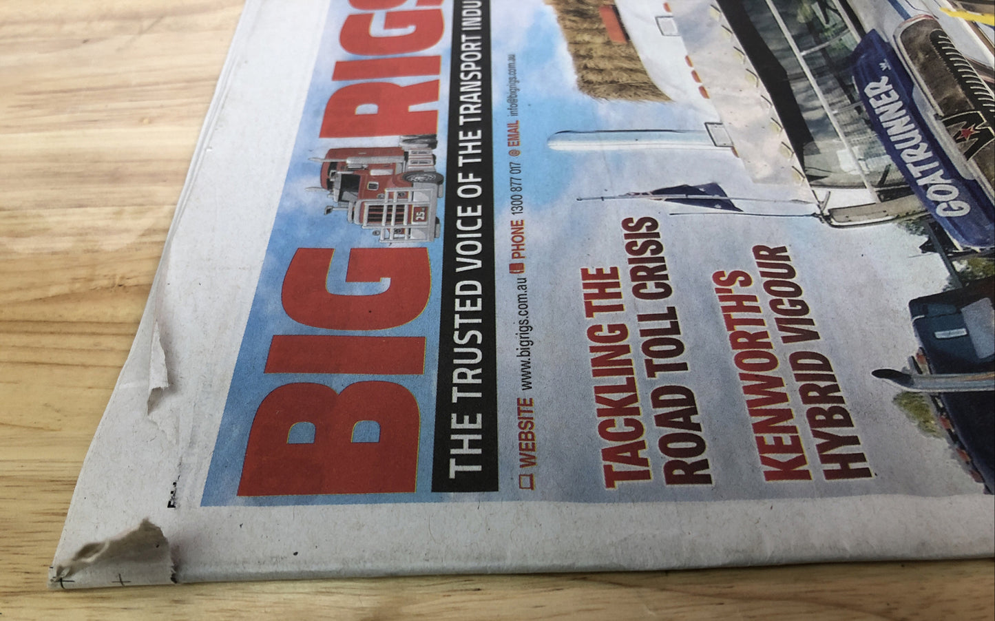 Big Rigs Newspaper Magazine 2018 Edition 3 In OK Condition