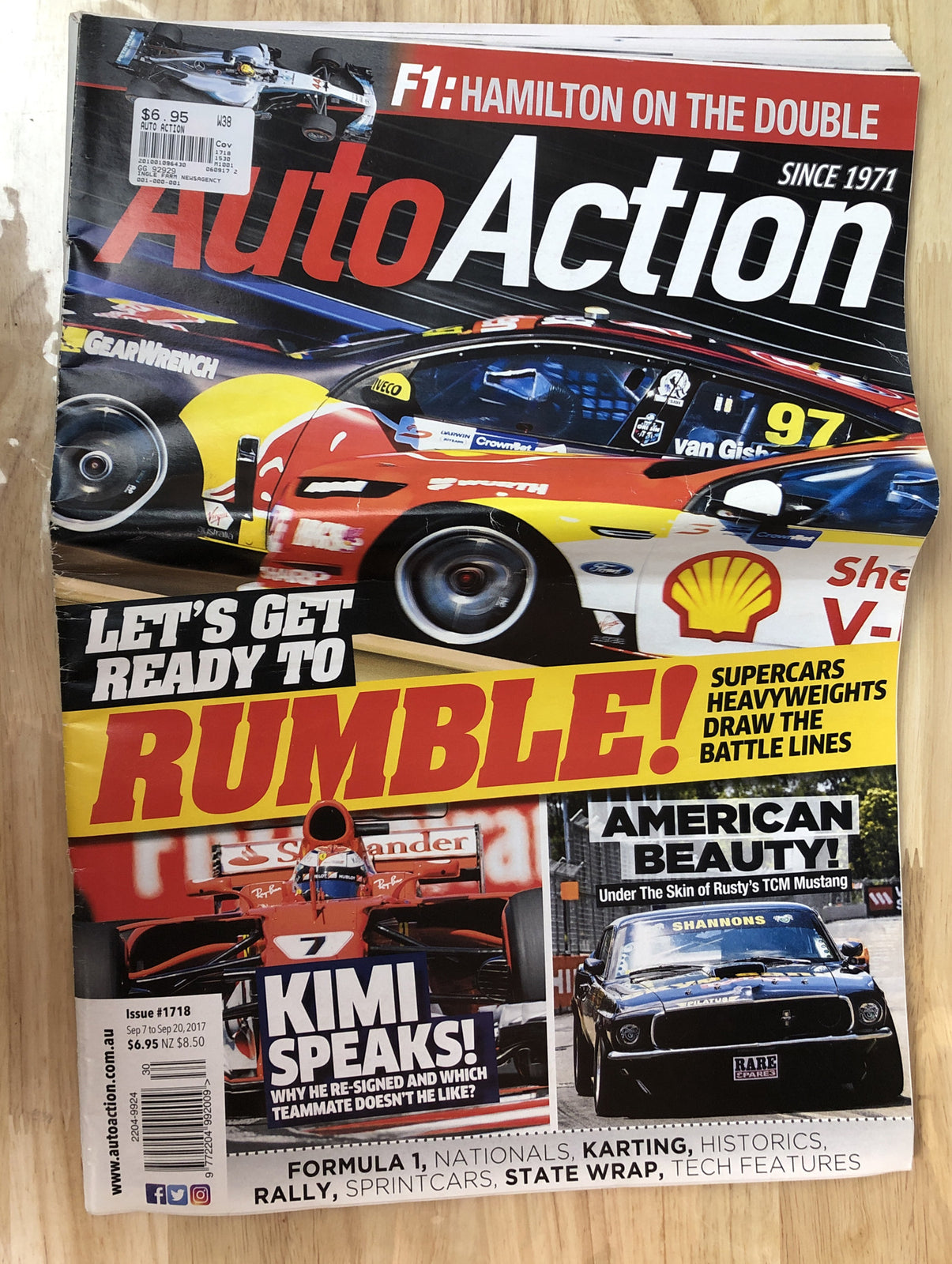 Auto Action Newspaper Magazine 2017 September #1718 In Good Condition